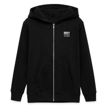 Brot kann schimmeln - Teenager Organic Kapuzenjacke Mini Cultivator von Stanley/Stella - Schwarz - Vorne - AI Model Teenager Male light (155cm)