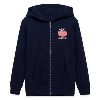 Home Office Spruch - Teenager Organic Kapuzenjacke Mini Cultivator von Stanley/Stella - Navy - Vorne - AI Model Teenager Male light (155cm)