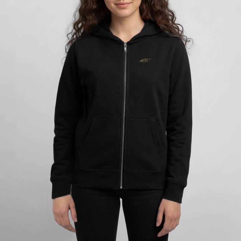 Crane operator Evolution Teens Organic Zip-up Hoodie by Stanley/Stella
