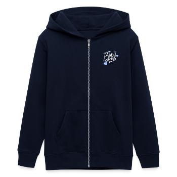 Baby 2023 Junge - Teenager Organic Kapuzenjacke Mini Cultivator von Stanley/Stella - Navy - Vorne - AI Model Teenager Male light (155cm)