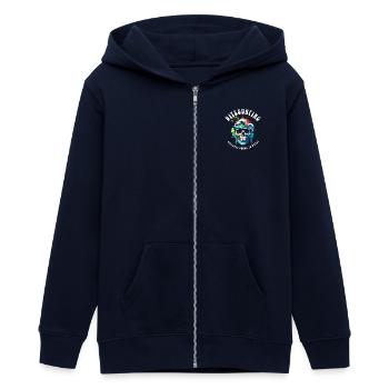 Kitesurf Kitesurfer Kiteboard - Veste à capuche ado bio Stanley/Stella - marine - Devant - AI Model Teenager Male light (155cm)