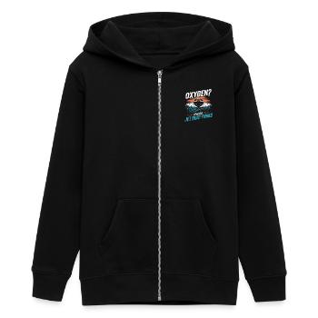 Sauerstoff? Ich Bevorzuge Jetboot-Abgase Für - Teenager Organic Kapuzenjacke Mini Cultivator von Stanley/Stella - Schwarz - Vorne - AI Model Teenager Male light (155cm)