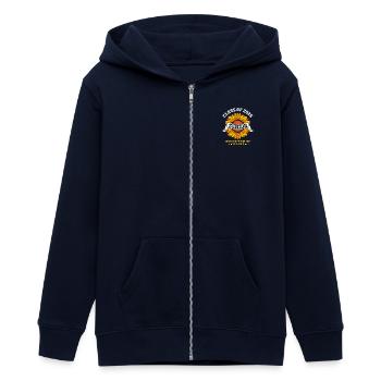 Classe de 2025 - Veste à capuche ado bio Stanley/Stella - marine - Devant - AI Model Teenager Male light (155cm)
