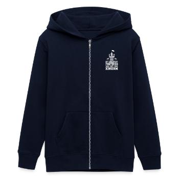 Fantasy Book Reader Magical Story Liebhaber - Teenager Organic Kapuzenjacke Mini Cultivator von Stanley/Stella - Navy - Vorne - AI Model Teenager Male light (155cm)