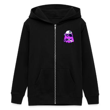 Pirate Fantôme Drôle Mauvais Fantôme Halloween Fun - Veste à capuche ado bio Stanley/Stella - noir - Devant - AI Model Teenager Male light (155cm)