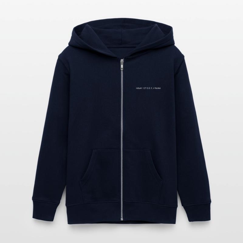 Programmer Nerd IT Joke Developer Home Teens Organic Zip-up Hoodie by Stanley/Stella