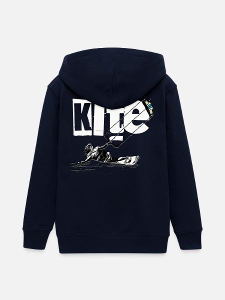 Kite - Teenager Organic Kapuzenjacke Mini Cultivator von Stanley/Stella - Navy