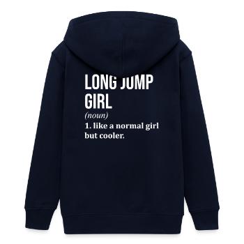 Weitsprung Weitsprung Weitsprung - Teenager Organic Kapuzenjacke Mini Cultivator von Stanley/Stella - Navy - Hinten - AI Model Teenager Male light (155cm)