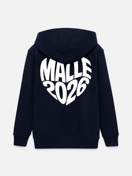 Malle 2026 - Teenager Organic Kapuzenjacke Mini Cultivator von Stanley/Stella - Navy