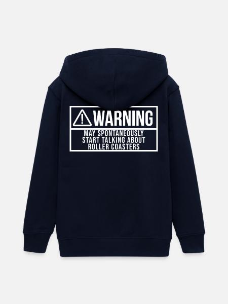 Achterbahn Achterbahn Achterbahn Achterbahn - Teenager Organic Kapuzenjacke Mini Cultivator von Stanley/Stella - Navy