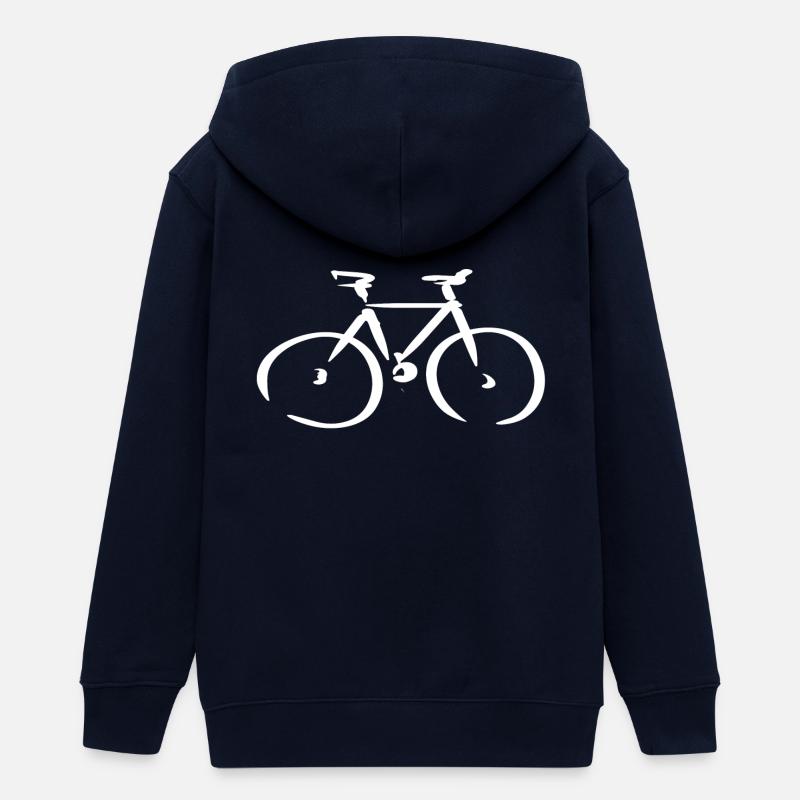 vélo - Veste à capuche ado bio Stanley/Stella - marine