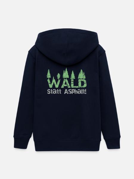 Wald statt Asphalt - Teenager Organic Kapuzenjacke Mini Cultivator von Stanley/Stella - Navy