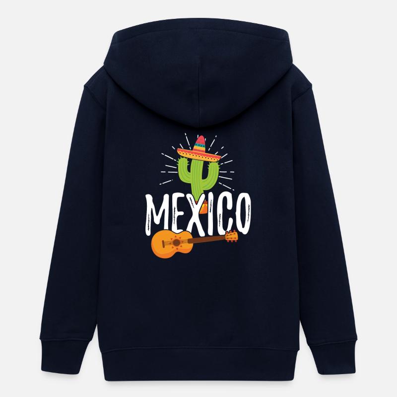 Mexique cadeaux de vacances et design - Veste à capuche ado bio Stanley/Stella - marine