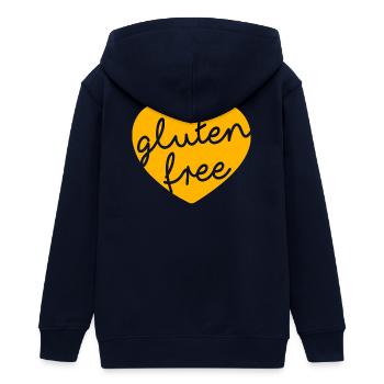 Gluten free - Veste à capuche ado bio Stanley/Stella - marine - Dos - AI Model Teenager Male light (155cm)