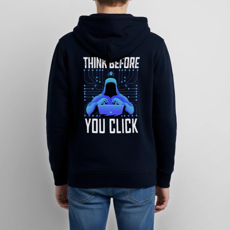 Hacker Hacker Programmeur Cybersécurité Linux Veste à capuche ado bio Stanley/Stella