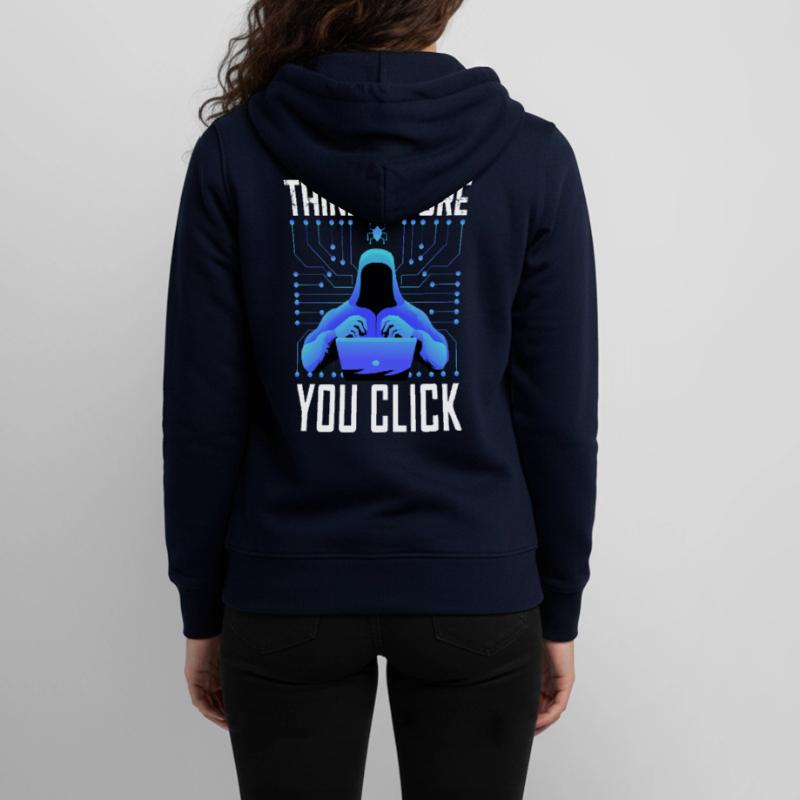 Hacker Hacker Programmeur Cybersécurité Linux Veste à capuche ado bio Stanley/Stella