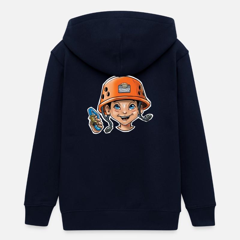 Petit grimpeur 2 - Veste à capuche ado bio Stanley/Stella - marine