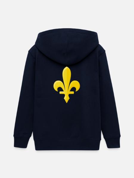 Zlatni Ljiljan - Teenager Organic Kapuzenjacke Mini Cultivator von Stanley/Stella - Navy