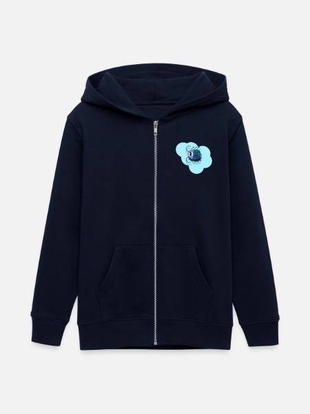 auf Wolke - Teenager Organic Kapuzenjacke Mini Cultivator von Stanley/Stella - Navy