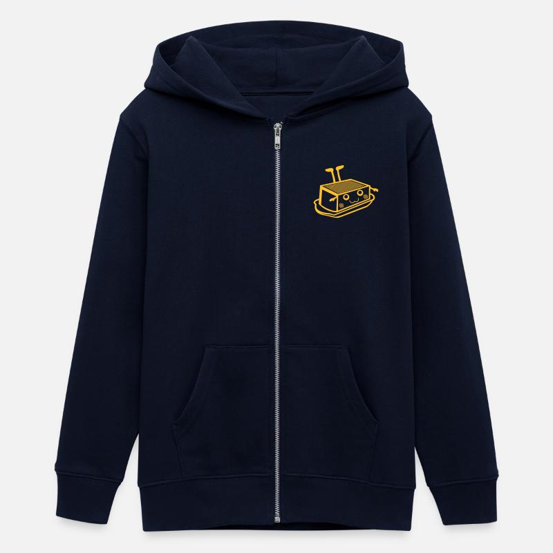 Kawaii-Designs: Butterbatzen - Veste à capuche ado bio Stanley/Stella - marine