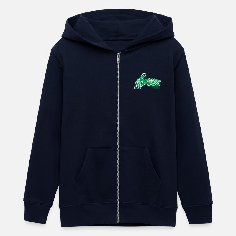 Brême - Veste à capuche ado bio Stanley/Stella - marine