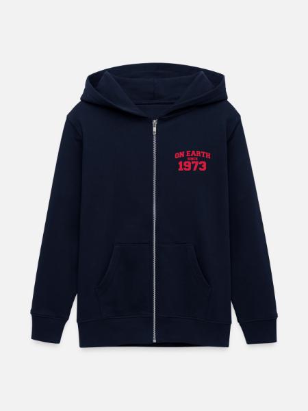 onearth1973 - Teenager Organic Kapuzenjacke Mini Cultivator von Stanley/Stella - Navy
