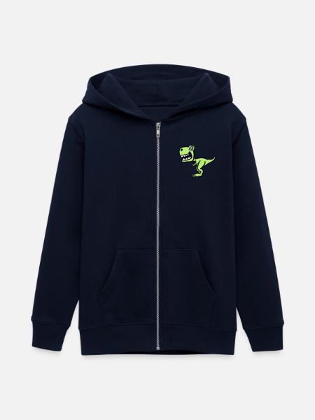 Superdinosaurier (Farbe) - Teenager Organic Kapuzenjacke Mini Cultivator von Stanley/Stella - Navy