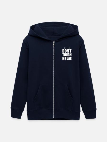 Dont touch my bar - Teenager Organic Kapuzenjacke Mini Cultivator von Stanley/Stella - Navy