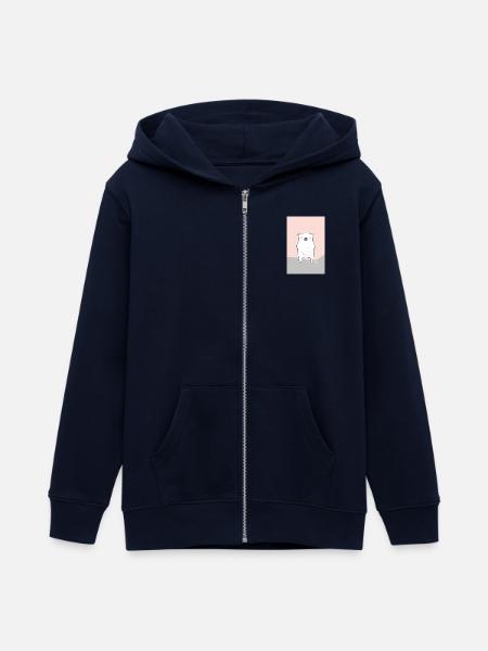 Eisbären Untersetzer - Teenager Organic Kapuzenjacke Mini Cultivator von Stanley/Stella - Navy