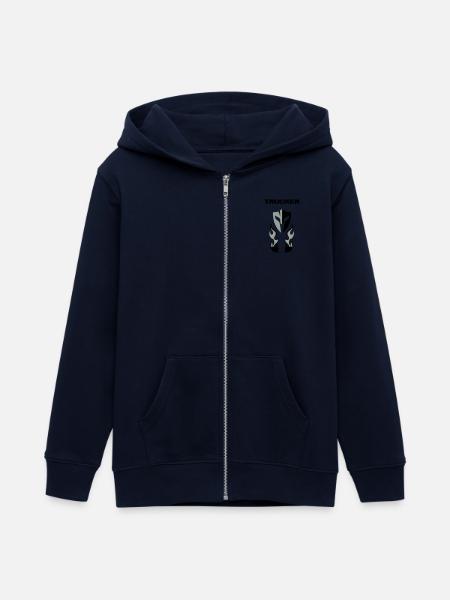 Trucker Brust - Teenager Organic Kapuzenjacke Mini Cultivator von Stanley/Stella - Navy
