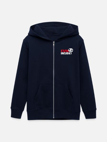 Evil Inside - ziemlich böse! - Teenager Organic Kapuzenjacke Mini Cultivator von Stanley/Stella - Navy