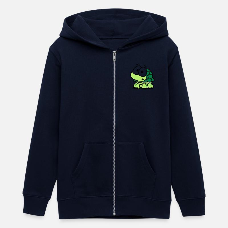 Tortue - Veste à capuche ado bio Stanley/Stella - marine