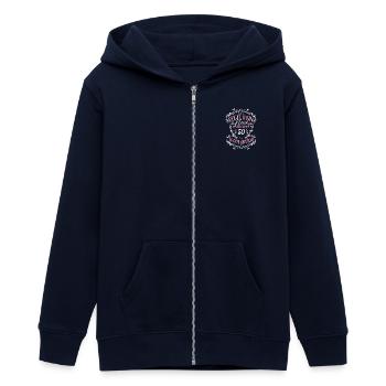 Kein Neid weil ich mit 50 so gut aussehe - Teenager Organic Kapuzenjacke Mini Cultivator von Stanley/Stella - Navy - Vorne - AI Model Teenager Male light (155cm)