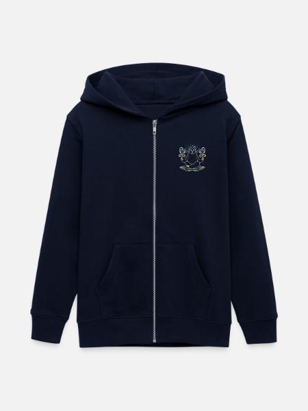 Faultier yoga - Teenager Organic Kapuzenjacke Mini Cultivator von Stanley/Stella - Navy