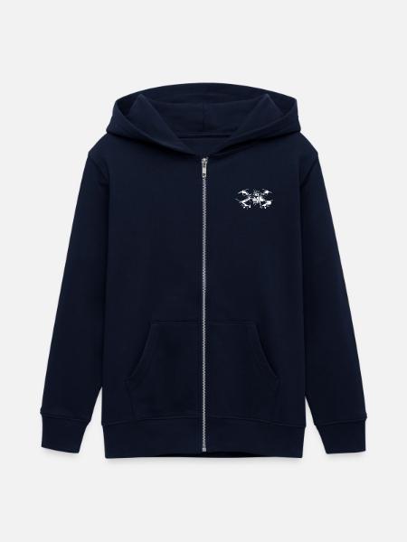 Drohne cool - Teenager Organic Kapuzenjacke Mini Cultivator von Stanley/Stella - Navy