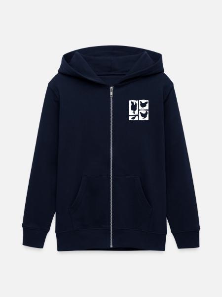 Hühner Henne - Teenager Organic Kapuzenjacke Mini Cultivator von Stanley/Stella - Navy