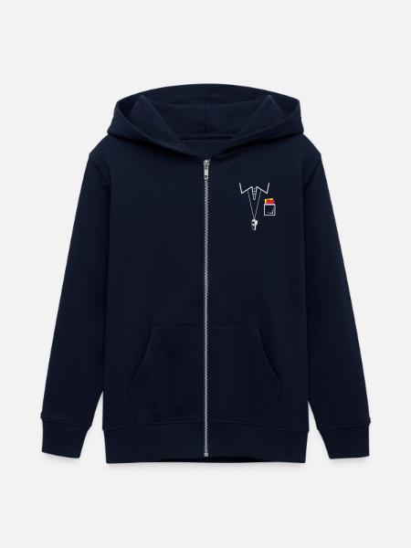 Schiedsrichter Trikot - Fußball - Teenager Organic Kapuzenjacke Mini Cultivator von Stanley/Stella - Navy