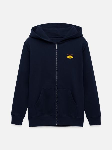 Pompompurin Stick Portrait - Teenager Organic Kapuzenjacke Mini Cultivator von Stanley/Stella - Navy