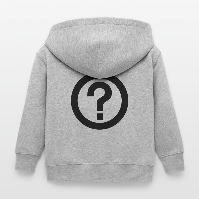 Point d'interrogation,Phrase interrogative Veste à capuche enfant bio Stanley/Stella