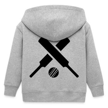 Cricket - Kinder Organic Kapuzenjacke Mini Cultivator von Stanley/Stella - Grau meliert - Hinten