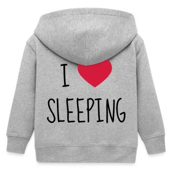 dormir / dormeur / sommeil / paresse - Veste à capuche enfant bio Stanley/Stella - gris chiné - Dos