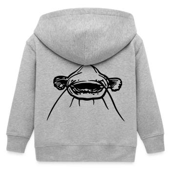 wels_von_vorne - Veste à capuche enfant bio Stanley/Stella - gris chiné - Dos
