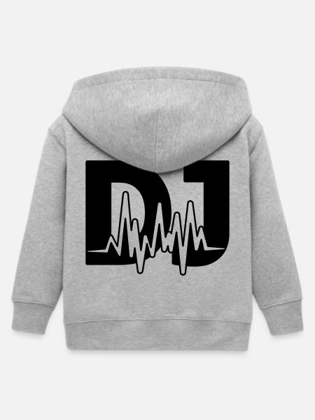 dj - Kinder Organic Kapuzenjacke Mini Cultivator von Stanley/Stella - Grau meliert