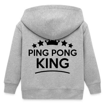 ping pong king stars - Kinder Organic Kapuzenjacke Mini Cultivator von Stanley/Stella - Grau meliert - Hinten