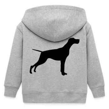Dogue - Veste à capuche enfant bio Stanley/Stella - gris chiné - Dos
