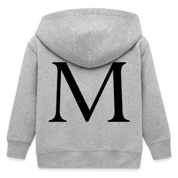 m - Kinder Organic Kapuzenjacke Mini Cultivator von Stanley/Stella - Grau meliert - Hinten