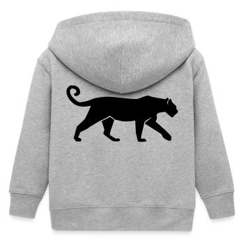 Leopard - Veste à capuche enfant bio Stanley/Stella - gris chiné - Dos