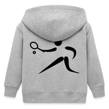 tennis os - Veste à capuche enfant bio Stanley/Stella - gris chiné - Dos