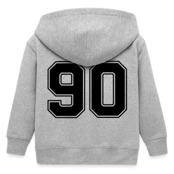 90 - Veste à capuche enfant bio Stanley/Stella - gris chiné - Dos