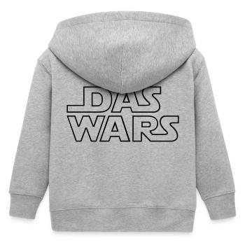 DAS WARS - Kinder Organic Kapuzenjacke Mini Cultivator von Stanley/Stella - Grau meliert - Hinten